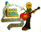 long live rock n' roll vintage 1970's t-shirt iron-on
